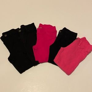 Bundle of 5 jeggings 3T